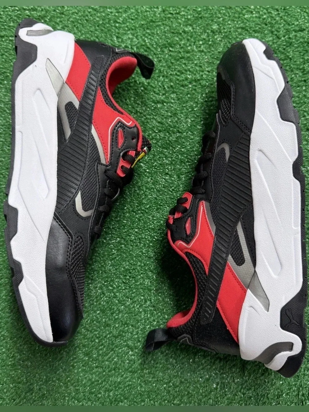 PUMA Scuderia Ferrari Trinity 2 Motorsports Shoes - Black - Men's Size 9, 9.5